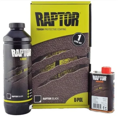 RAPTOR 2K Touch Protective Coating Fekete Védőbevonat – Készlet 0,95 L