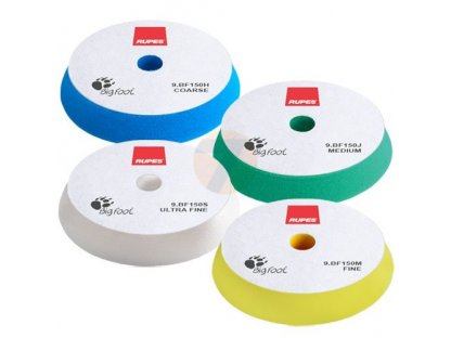 RUPES Velcro Polishing Foam D-A Course Blue dia 130/150 mm