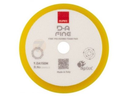 Rupes D-A Fine leštiaci kotúč mäkký žltý 150 mm