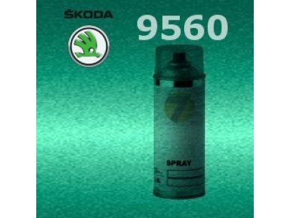 SKODA 9560 ZELENA PACIFICKA PAZIFICGRUEN barva Spray 400ml