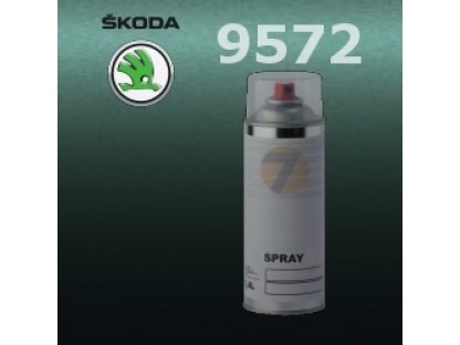 SKODA 9572 ZELENA HIGHLAND GRUEN barva Spray 400ml