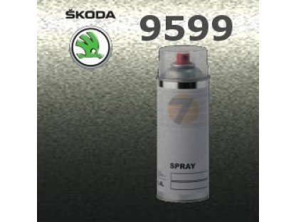 SKODA 9599 ZELENA OLIVE GRUEN barva Spray 400ml
