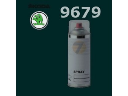SKODA 9679 ZELENA PETROL GREEN barva Spray 400ml