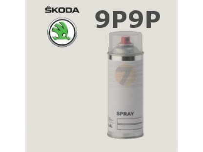 SKODA 9P9P BILA CANDY CANDYWEISS barva Spray 400ml