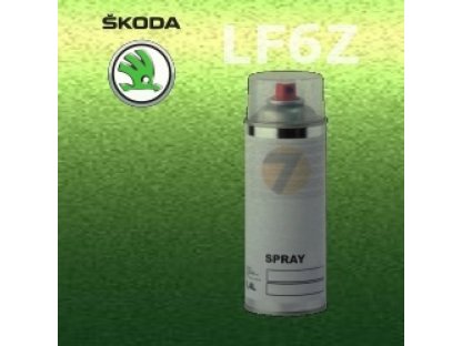 SKODA LF6Z ZELENA RALLYE GRUEN barva Spray 400ml
