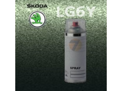 SKODA LG6Y ZELENA EMERALD GREEN barva Spray 400ml