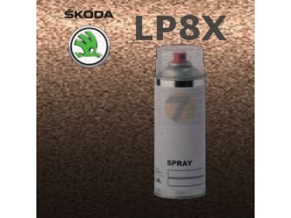 SKODA LP8X SADDLE BROWN barva Spray 400ml