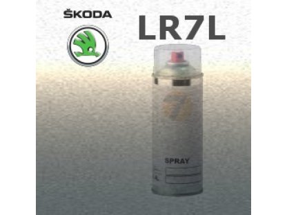 SKODA LR7L SILVER LEAF WHITE GOLD barva Spray 400ml