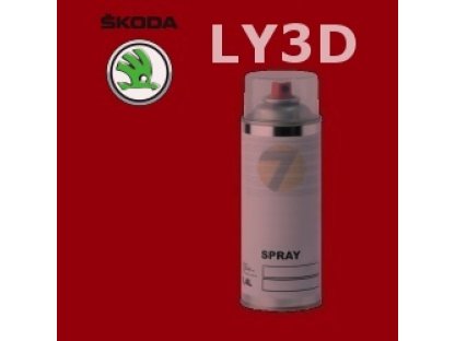 SKODA LY3D TORNADOROT  barva Spray 400ml