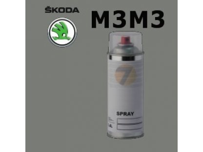 SKODA M3M3  SEDA STEEL GRAU barva Spray 400ml