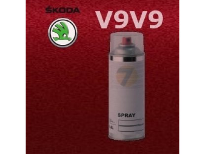 SKODA V9V9 RUBY RED barva Spray 400ml