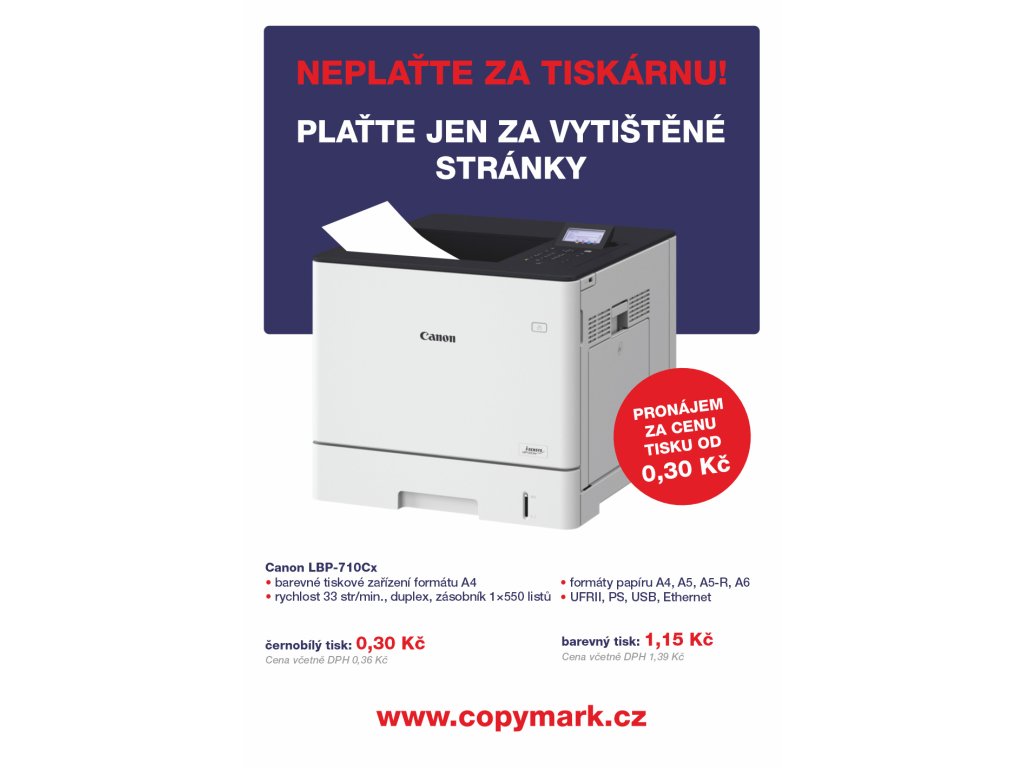 Canon LBP-710Cx - PRONÁJEM