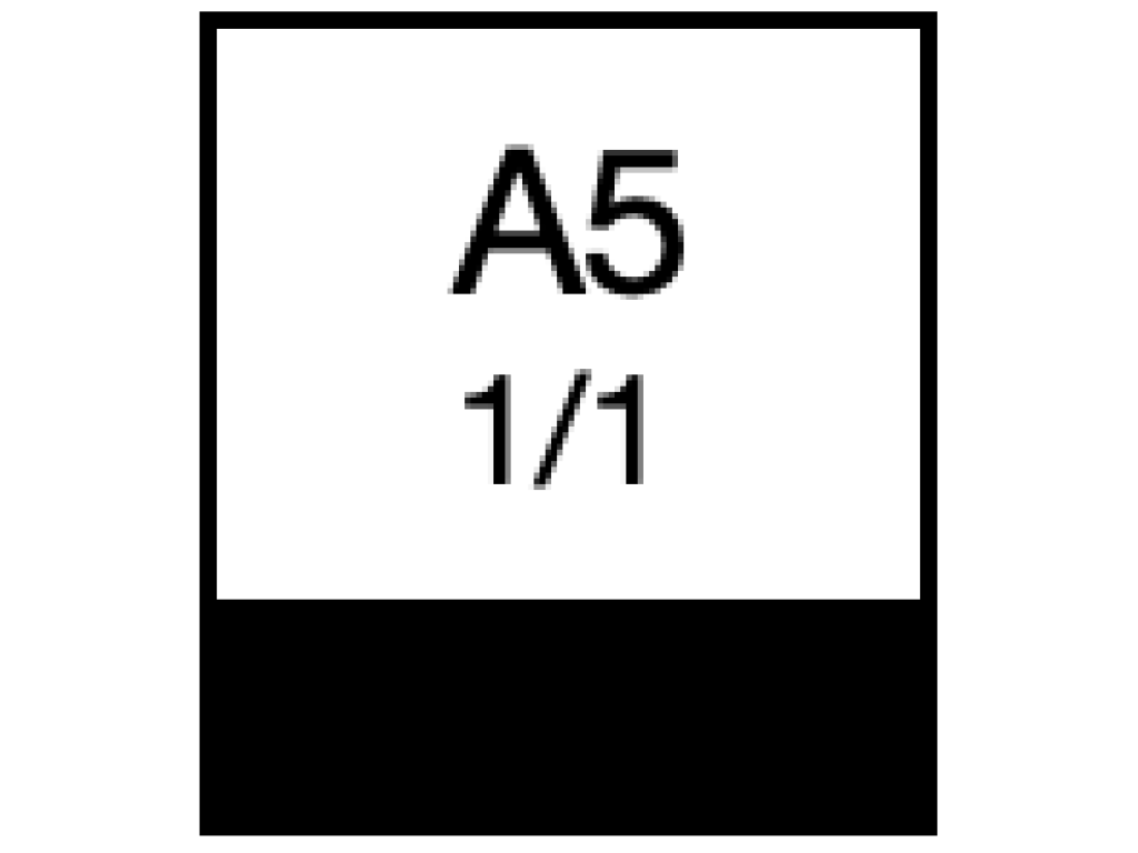černobílý tisk A5