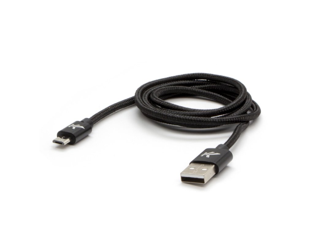 Kabel USB (2.0),2m,černý,micro USB A M- USB