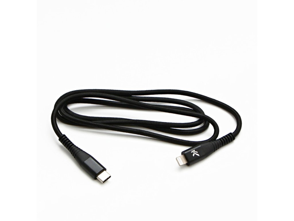 Kabel USB (2.0),C94,1m,černý USB C M- Apple Lightning
