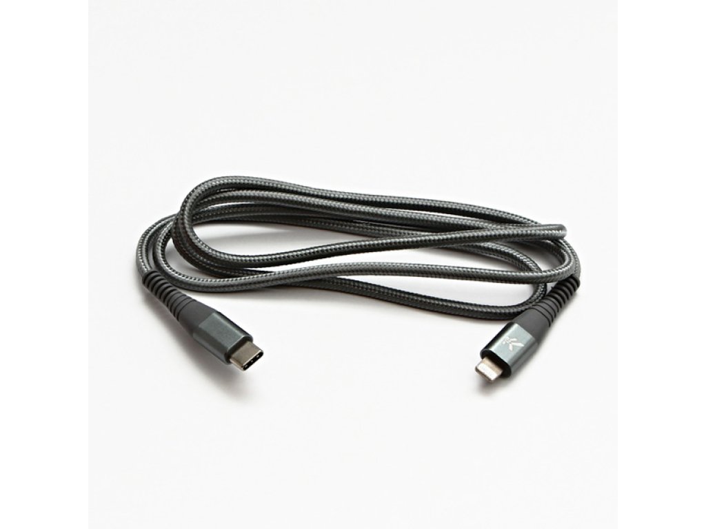 Kabel USB (2.0),C94,1m,stříbrný USB C M- Apple Lightning