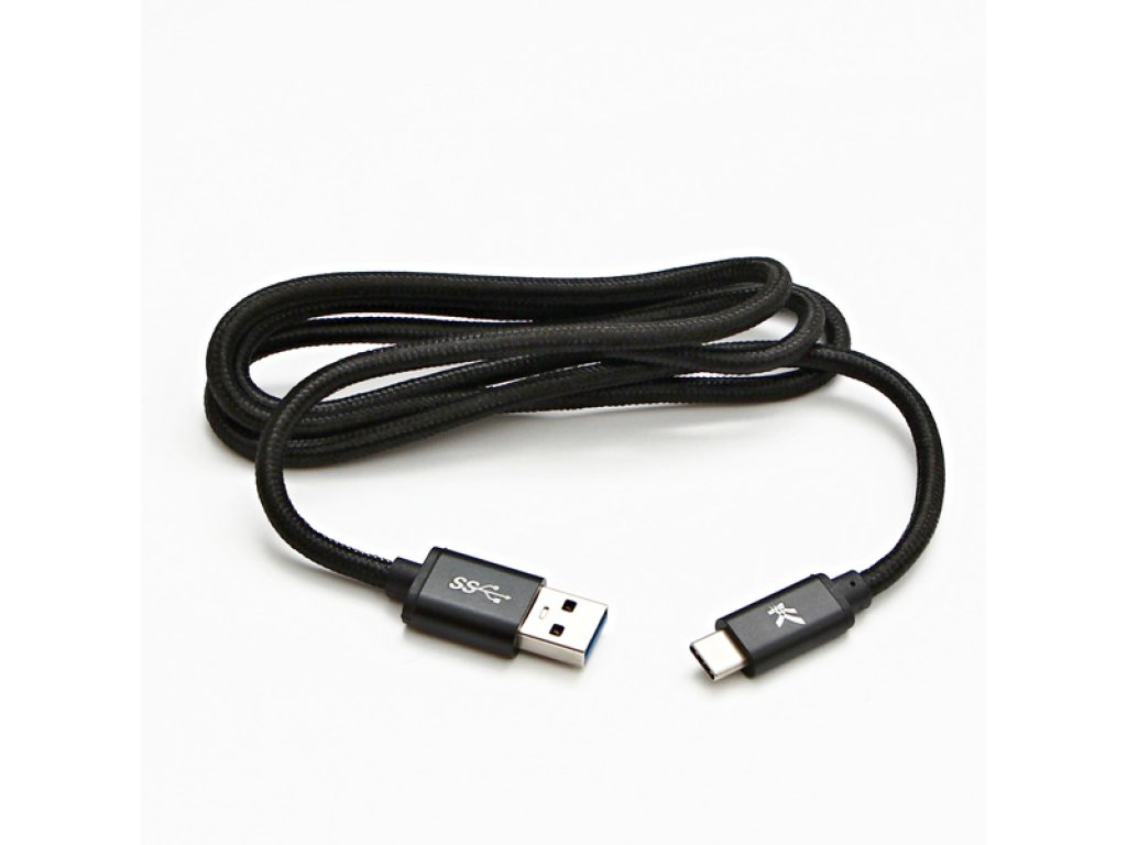 Kabel USB (3.2 gen 1),1m, bílý, USB A M- USB C M,