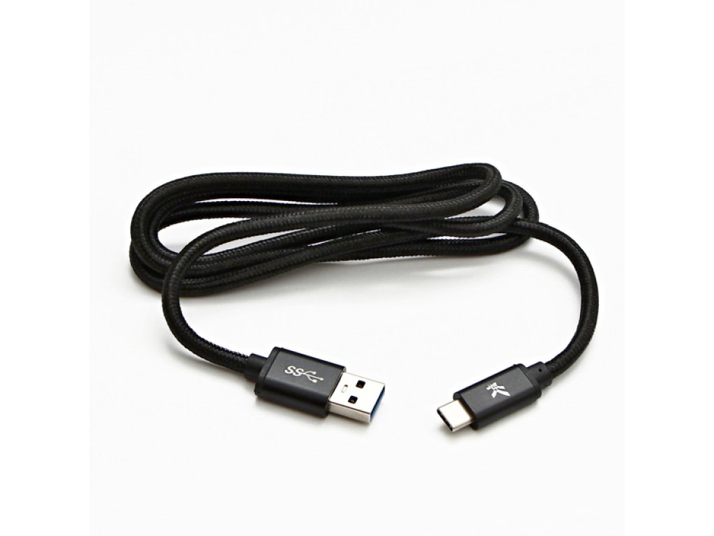 Kabel USB (3.2 gen 1), 2m, černý, USB A M- USB C M