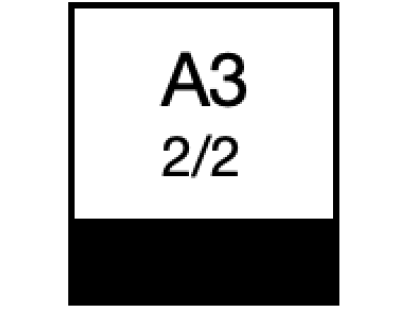 černobílý tisk A3 duplex