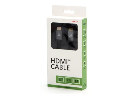 HDMI 1m, šedý, M- HDMI M, Ultra High Speed