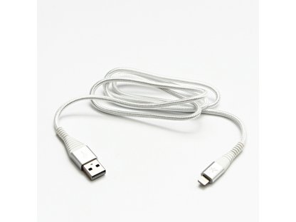 Kabel USB (2.0),C89,2m,bílý,USB A M- Apple Lightning