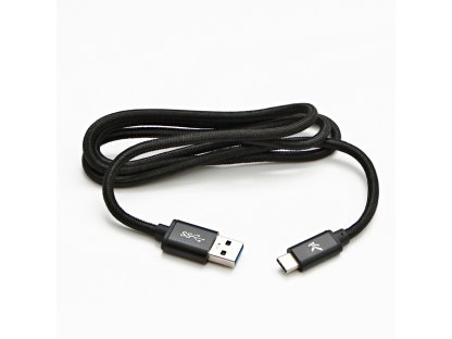 Kabel USB (3.2 gen 1),1m, bílý, USB A M- USB C M,