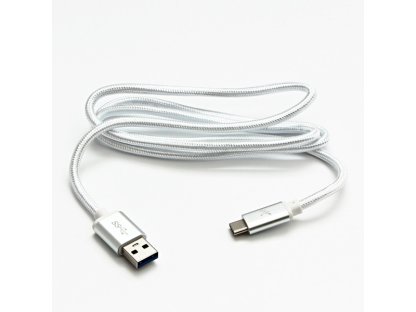 Kabel USB (3.2 gen 1), 2m, bílý, USB A M- USB C M