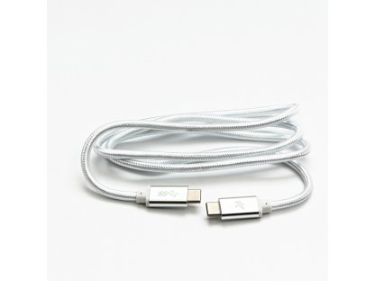 Kabel USB (3.2 gen 1),2m, bílý, USB C M - USB C M,