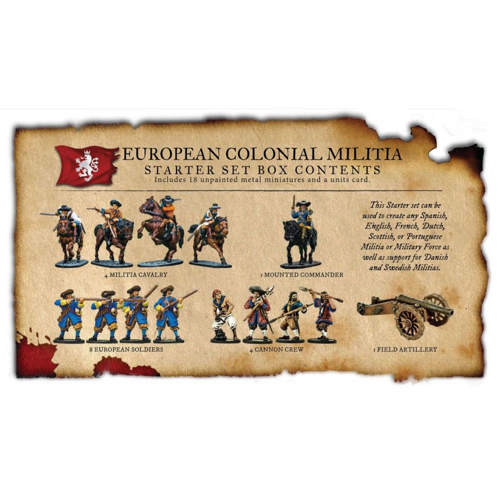 European Colonial Militia Nationality Set
