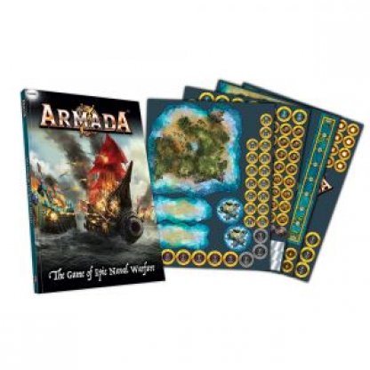 Kow Armada kniha pravidel a žetony