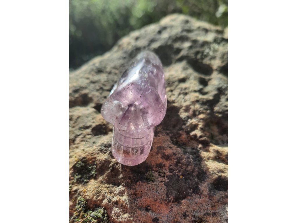 Amethyst mit Rauchquartz speziell Annunaki 5,5cm