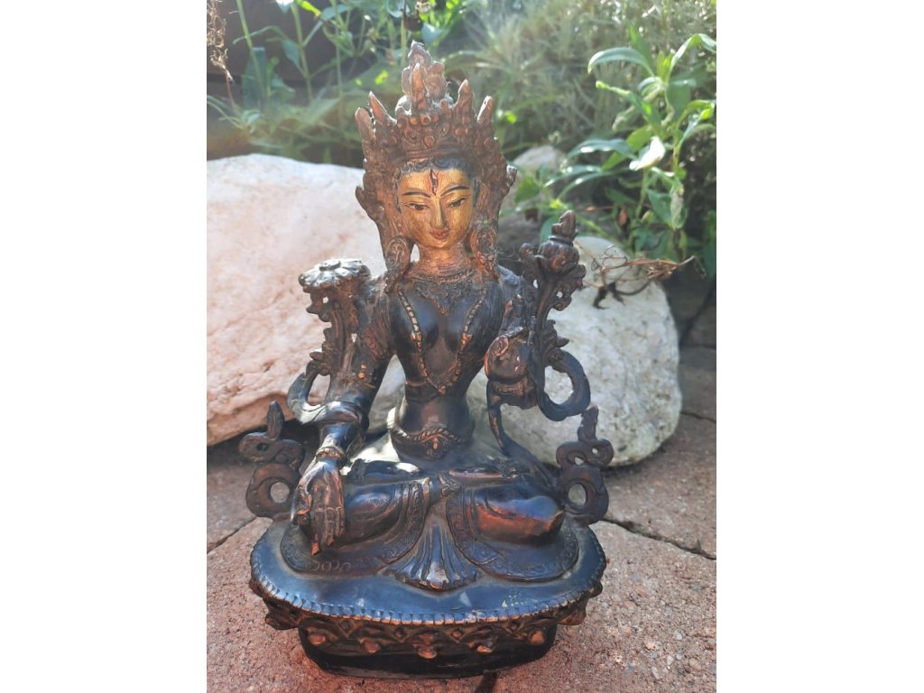 Weisses Tara Statue 25cm