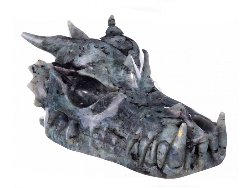 Billy Labradorite-Měšicni Kamen Drak/Dragon/Drache - Velky,Big one,12cm