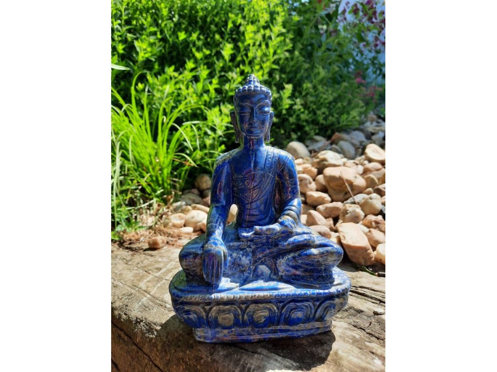 Medicine Buddha Statue Lapis Lazuli 18cm