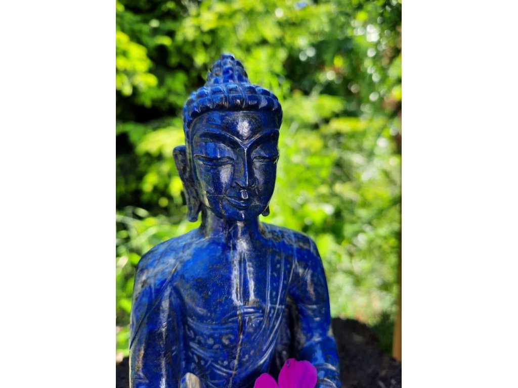 Medicine Buddha Statue Lapis Lazuli 18cm