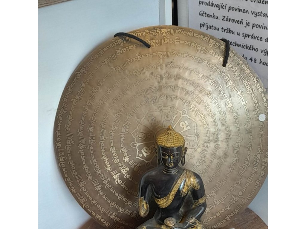 Buddha zlaty /gold / 30cm ca