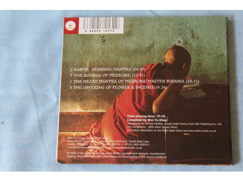 Buddhist Chants - Music for Contemplation and Reflection 5 PC