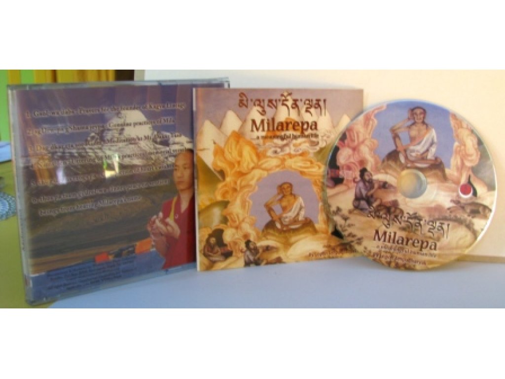 CD Audio Prayers and Life of Milarepa  in Tibetan language