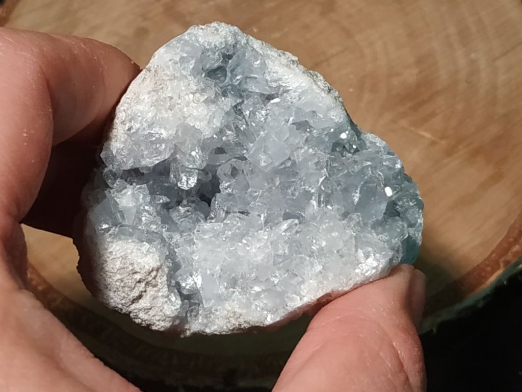 Celestine/Cocelestine Geode Rare ⚝ 5,5cm