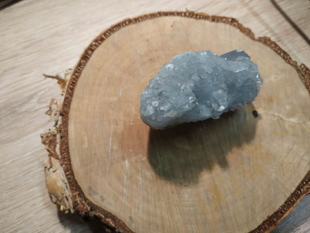 Celestine Druze Crystal Best Quality 8 cm ca 240 g - Madagaskar