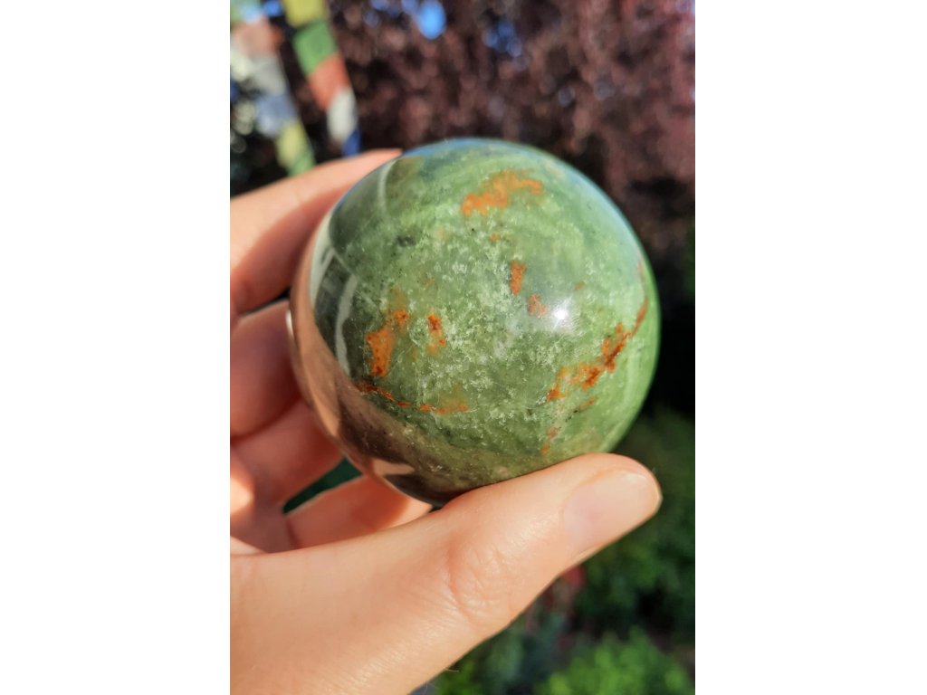 Chrysoprase ball rare 7cm