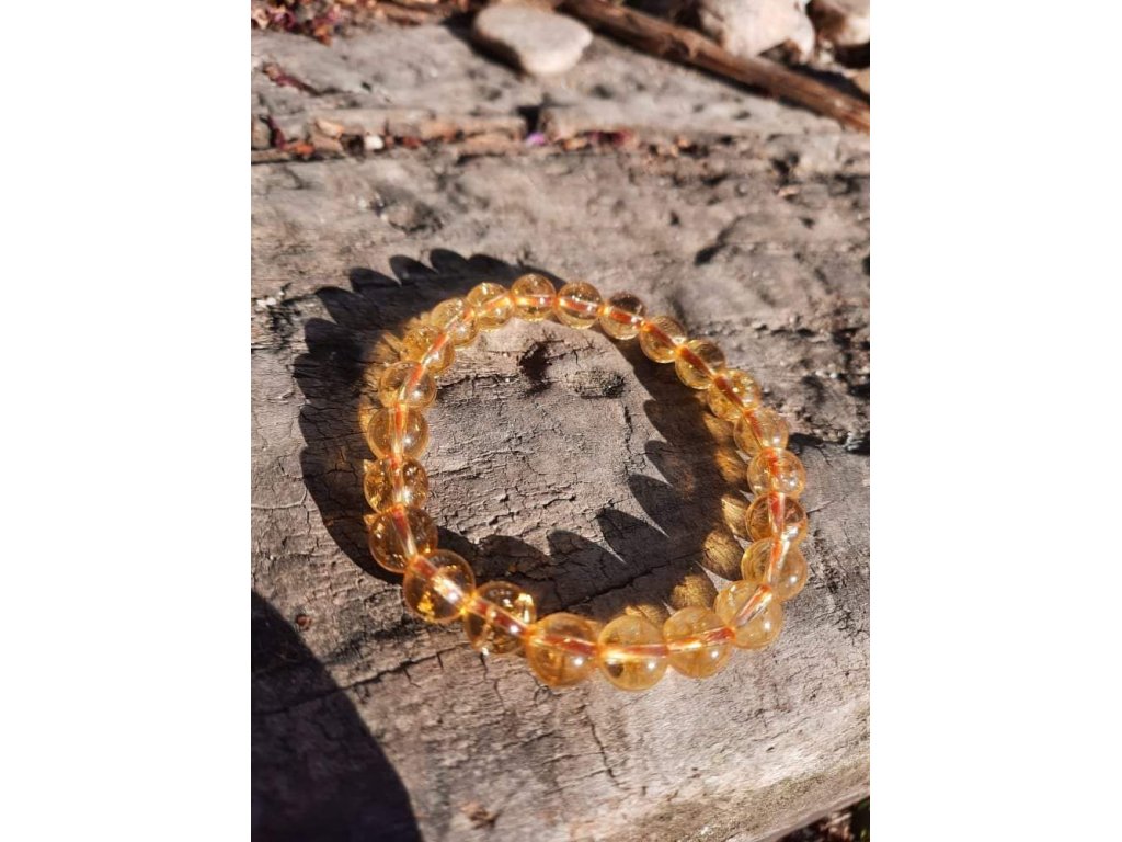 Citrine  bangle rare 8mm