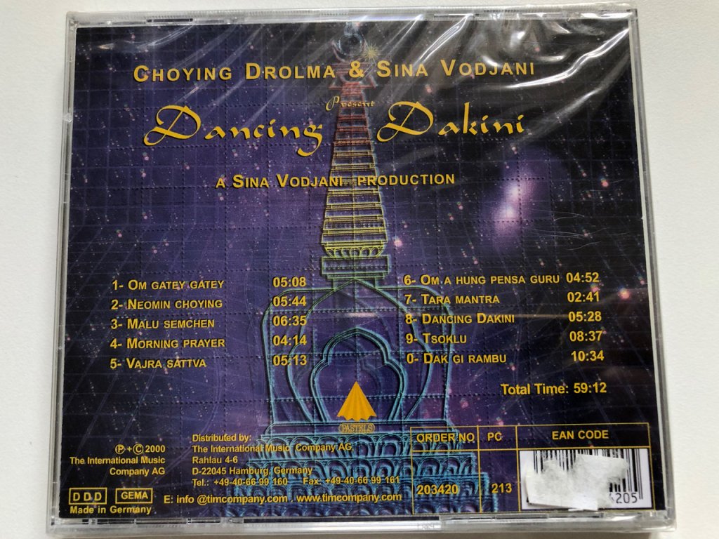 Dancing Dakini - Ani Choying Drolma CD*Guru Rinpoche*Tara*Vajrasatva Mantra