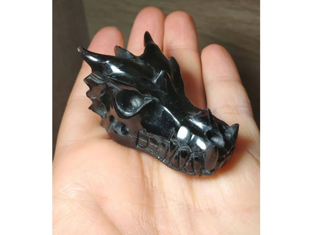 Dragon black obsidian 5cm