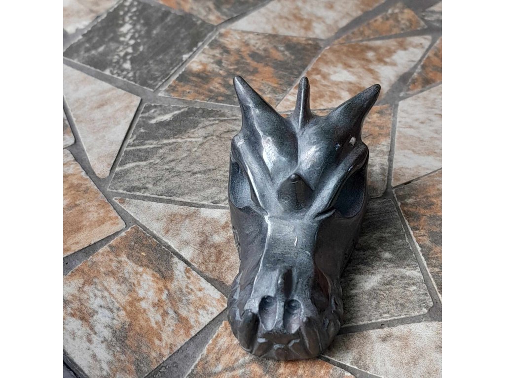 Drache Hematite 4,8cm