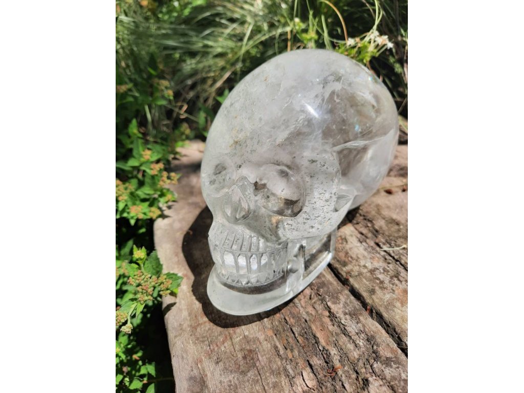 Himalayan Crystal skull chloride inclusion 12cm Extra