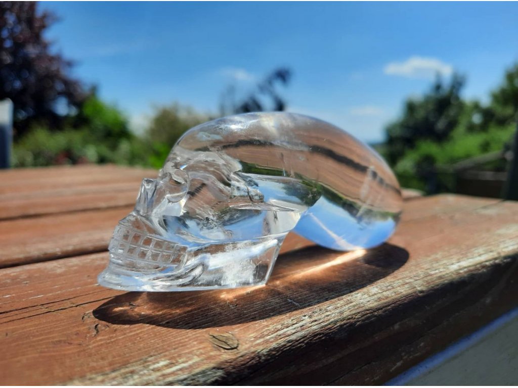 Long head *Annunaki* crystal skull special 13-14cm