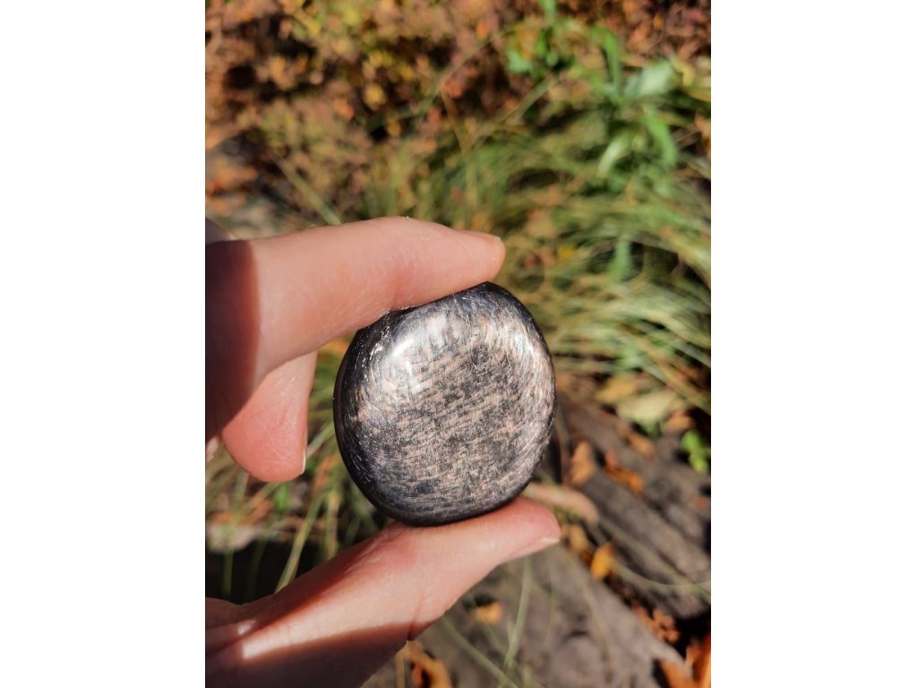 Hypersthene *Black Labradorite *flat Rare 4cm