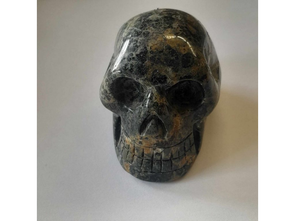 Jaspis,Jasper Kambaba-Lebka.Skull-45mm