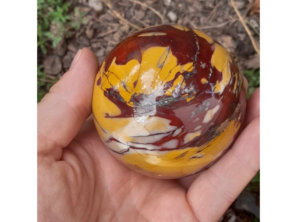 Jaspis/Jasper Mookaite Koule/Ball/Sphere 7cm XL